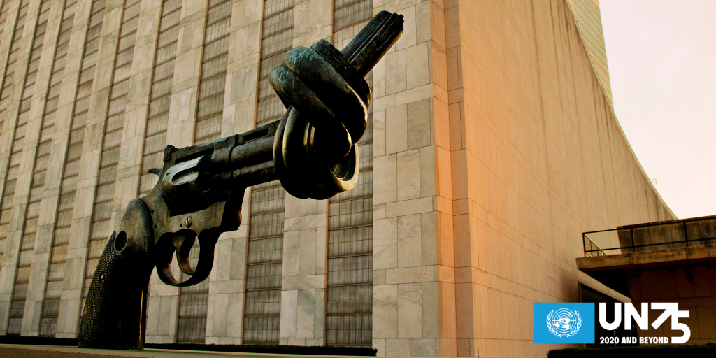 Knotted Gun UN Photo/Rick Bajornas